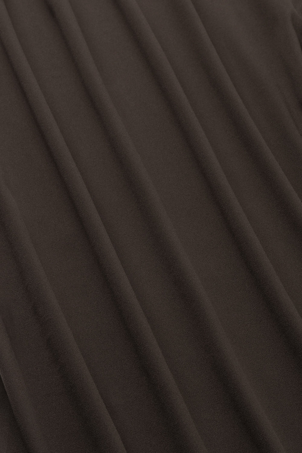 Fitted Long Sleeve T-Shirt Espresso