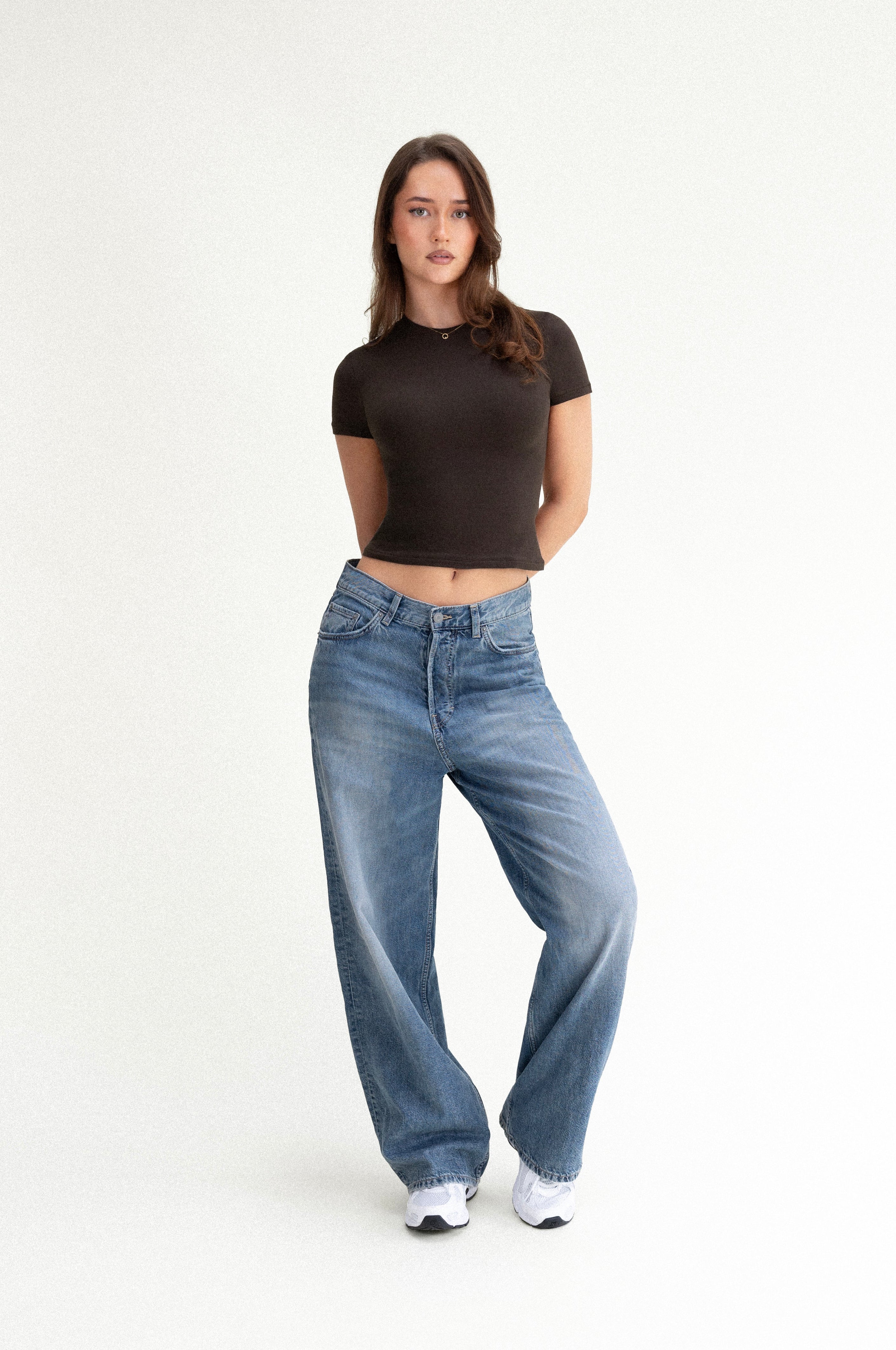 Fitted T-Shirt Espresso