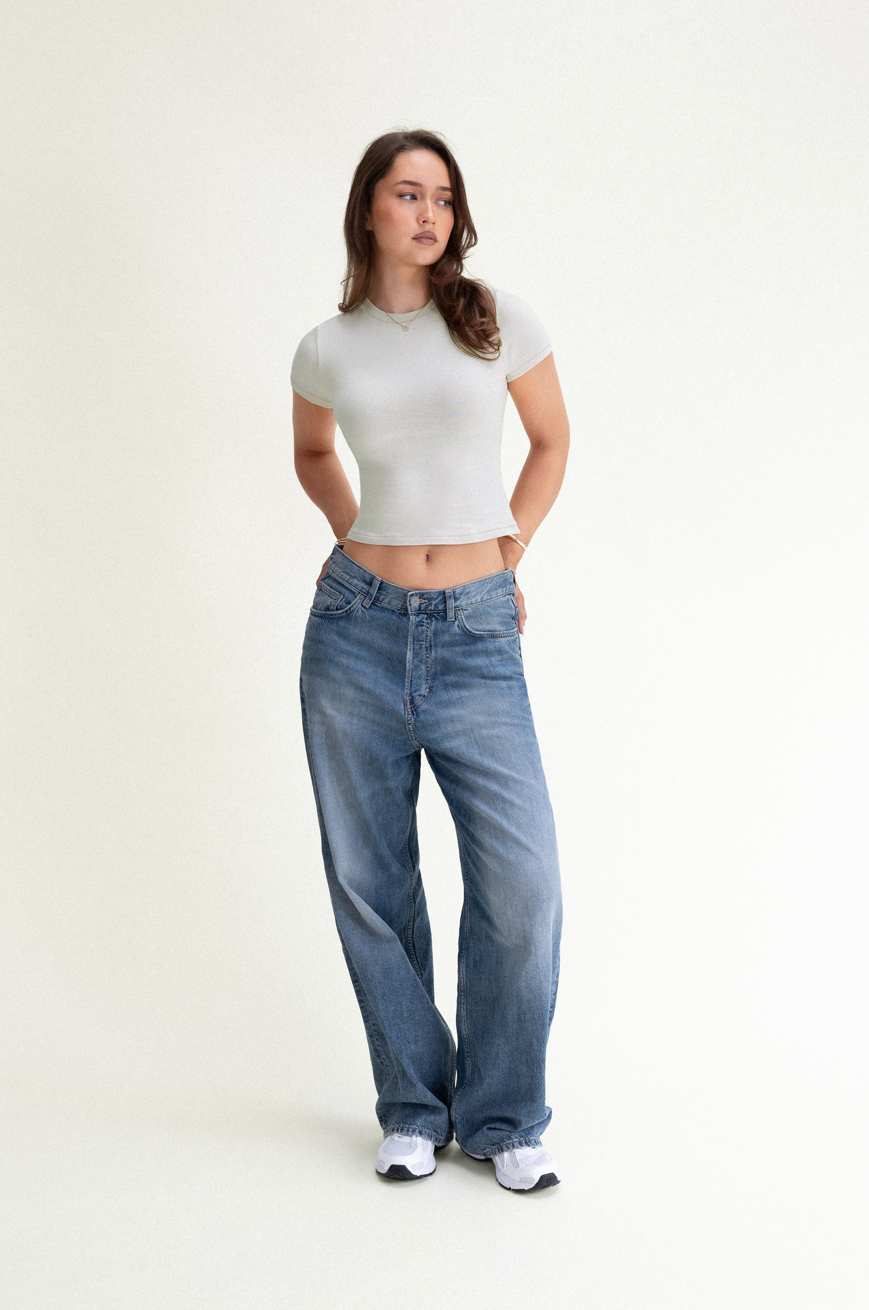 Fitted T-Shirt Ivory