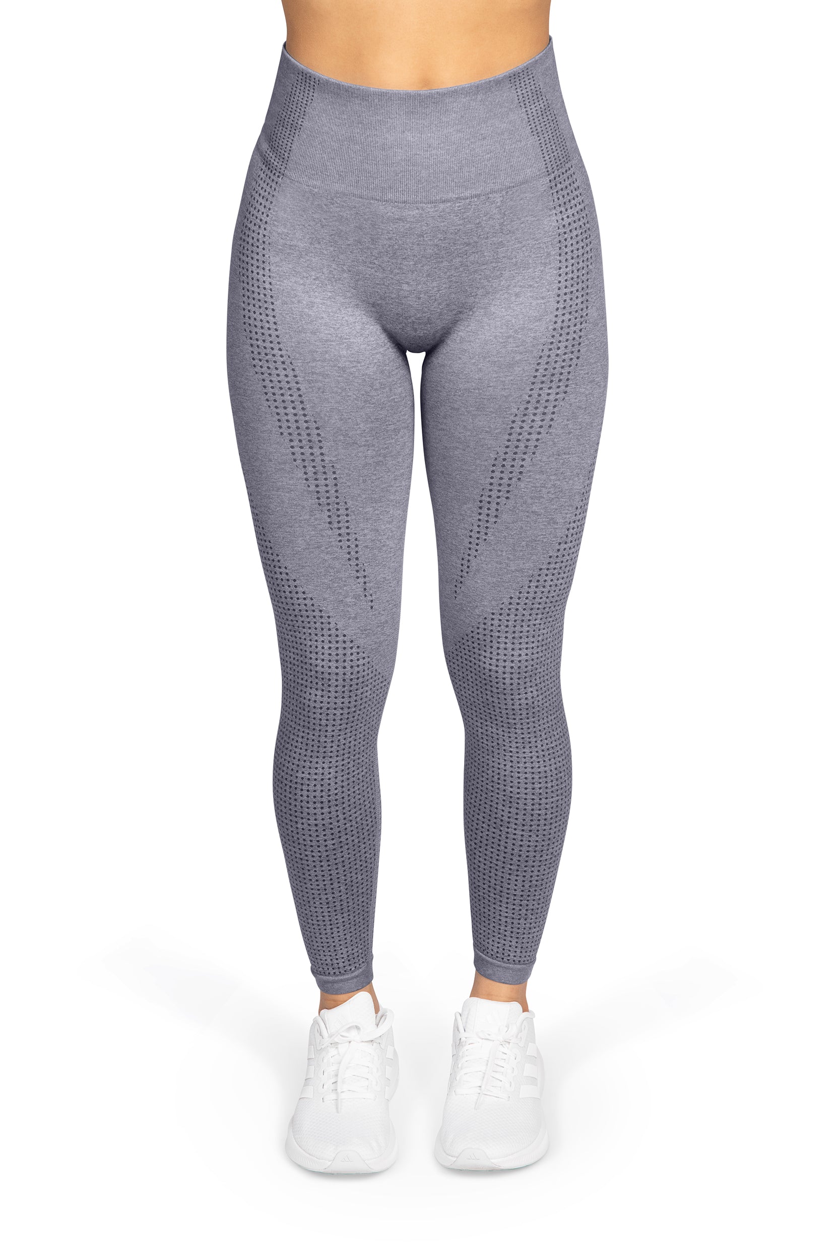 lavender grey seamless leggings