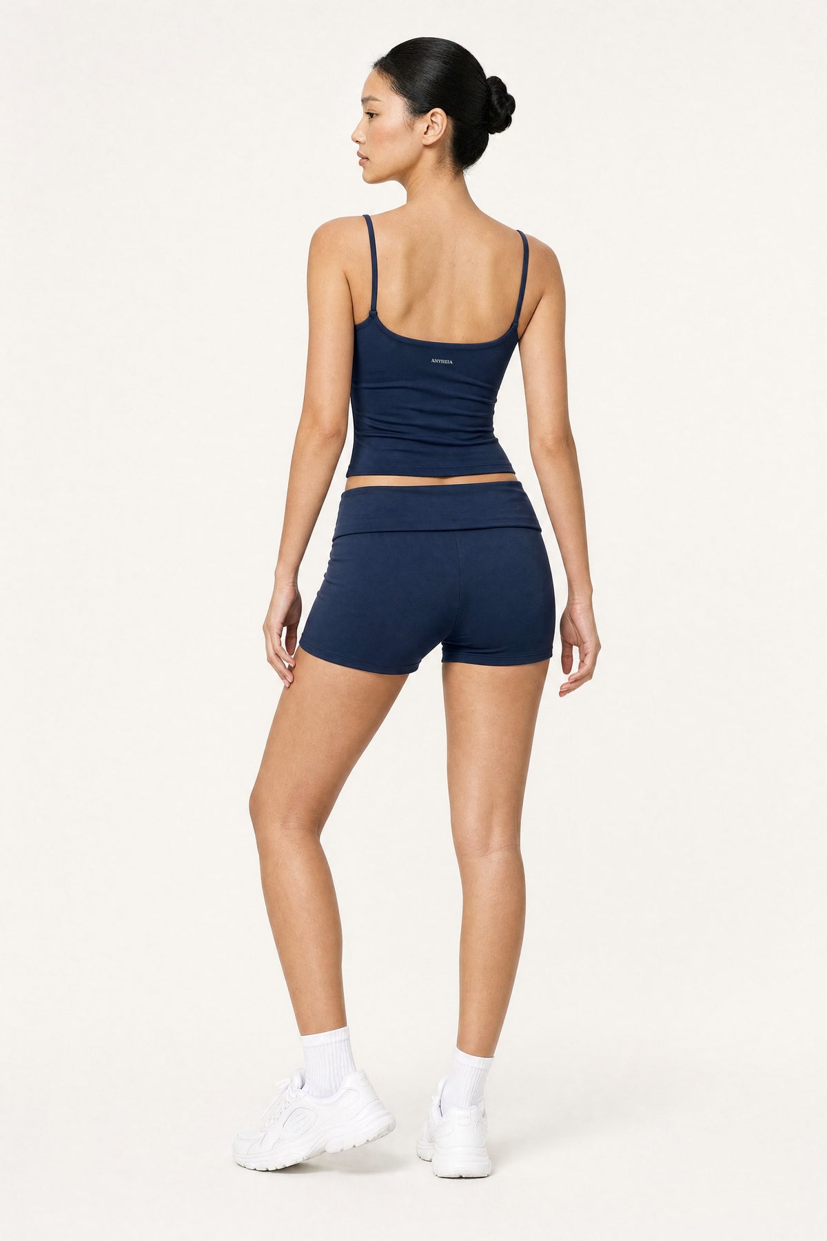 Cami Midnight, back view on model