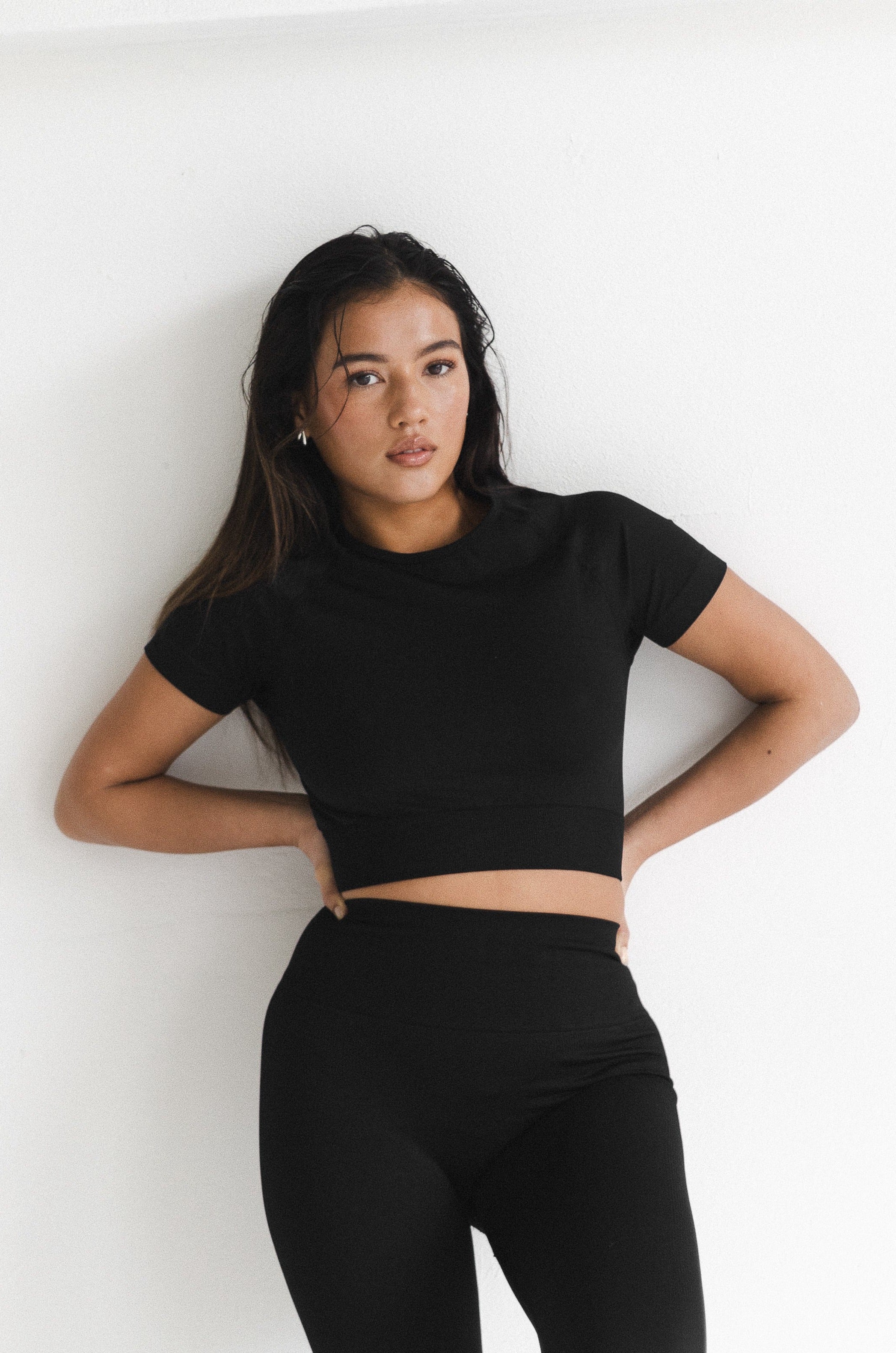 Short Sleeve Top Onyx