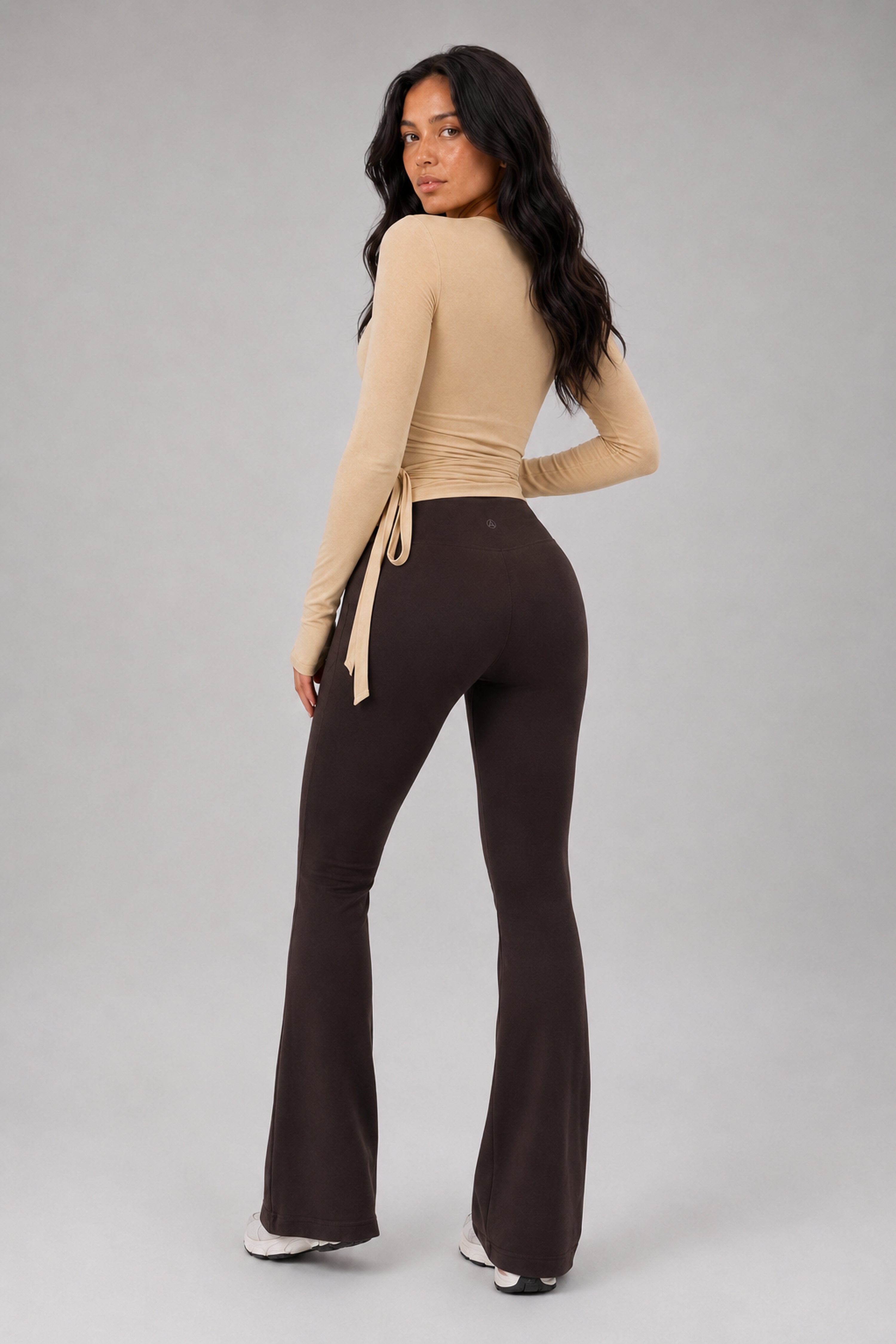 Ballet Wrap Blouse Dune