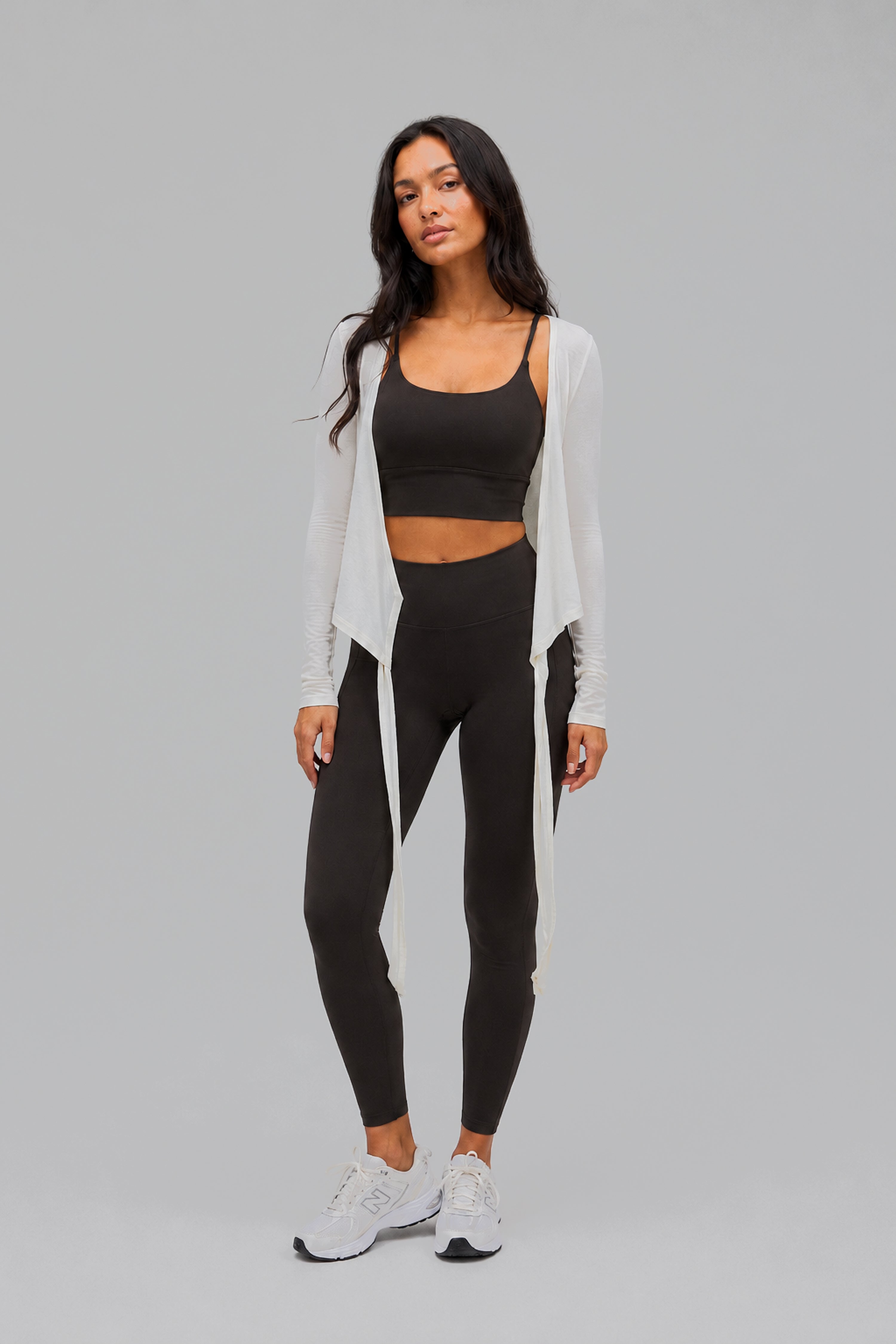 Ballet Wrap Blouse Porcelain