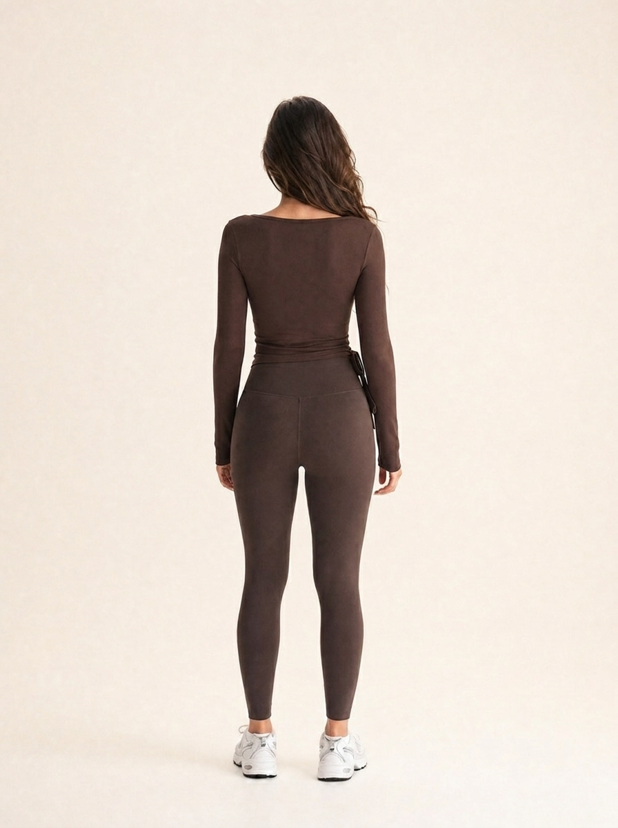 Ballet Wrap Blouse Sienna