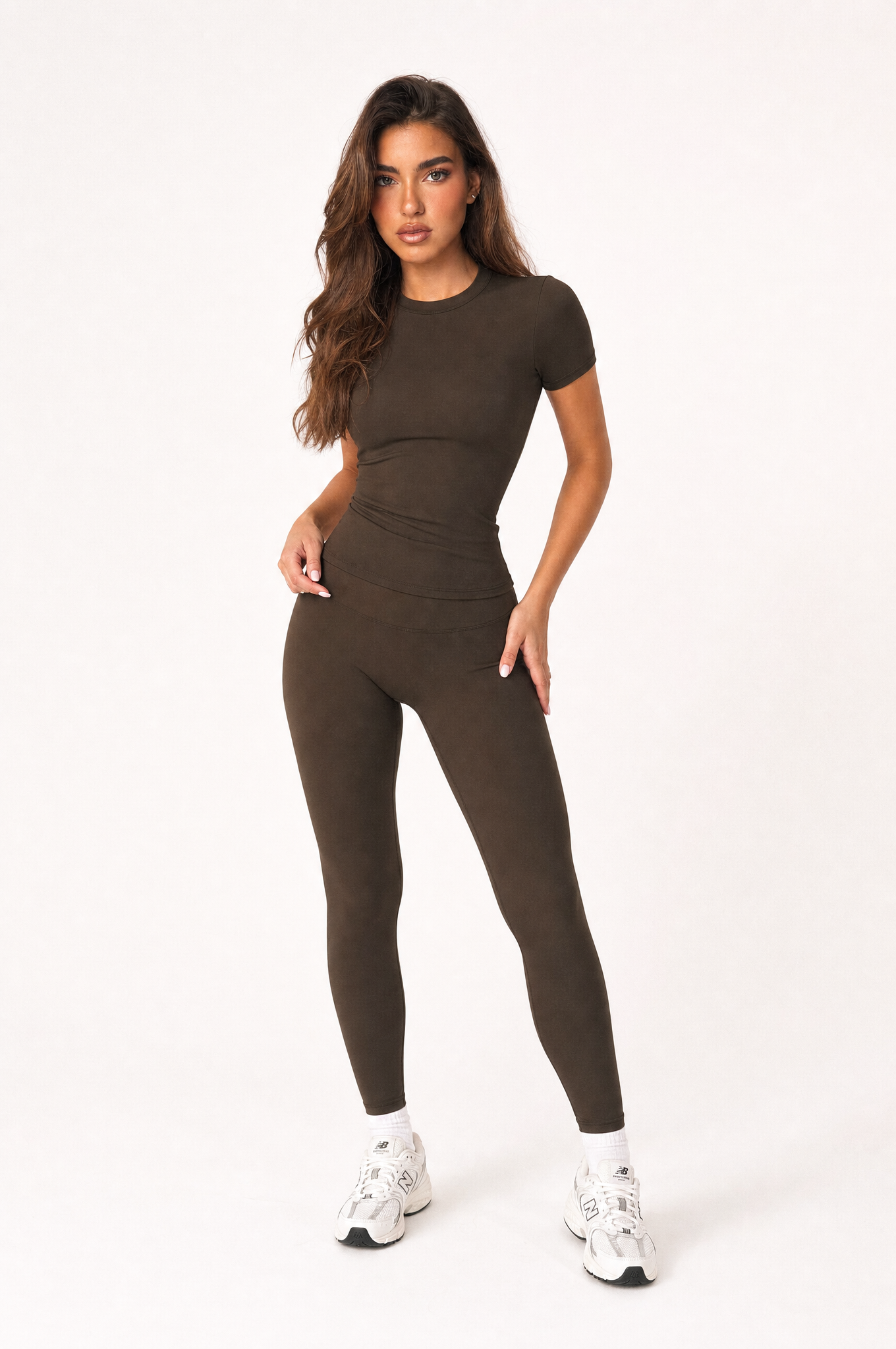 Fitted T-Shirt Espresso