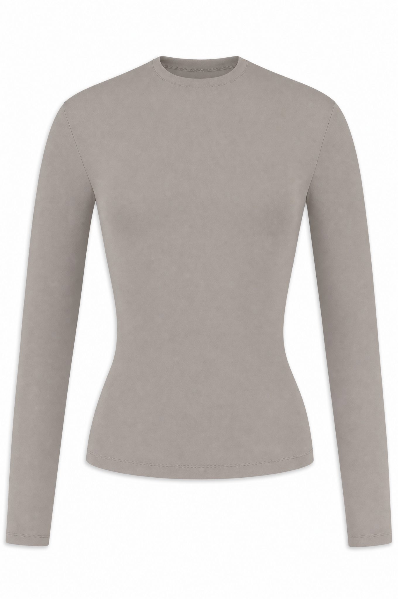 Stone long-sleeve ghost mannequin front