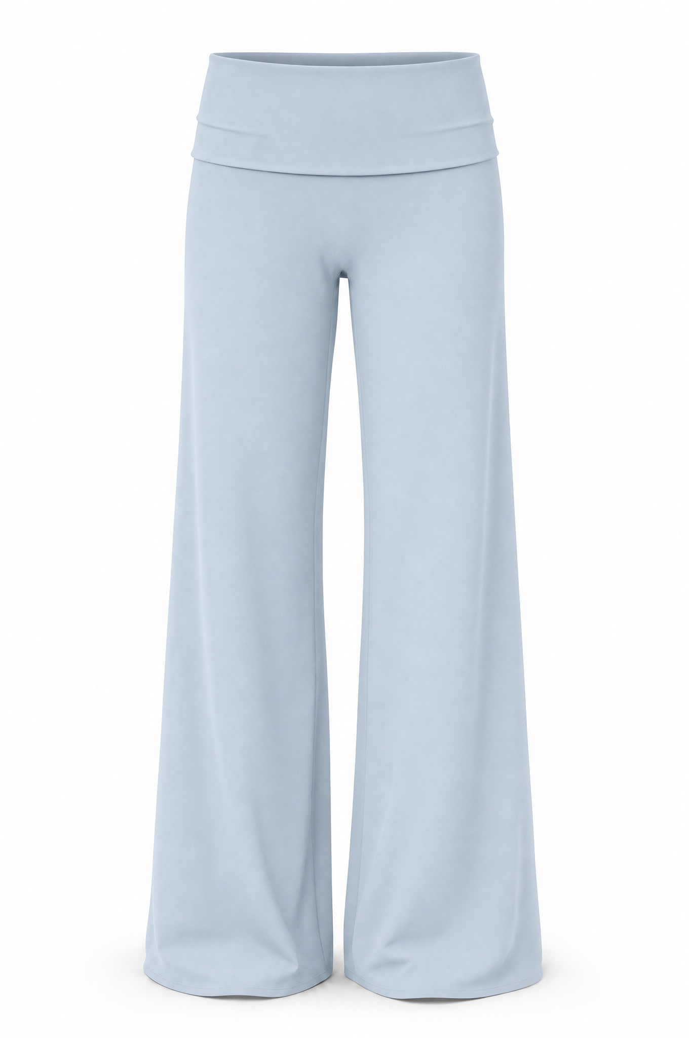 Fold Over Flare Pants Mist