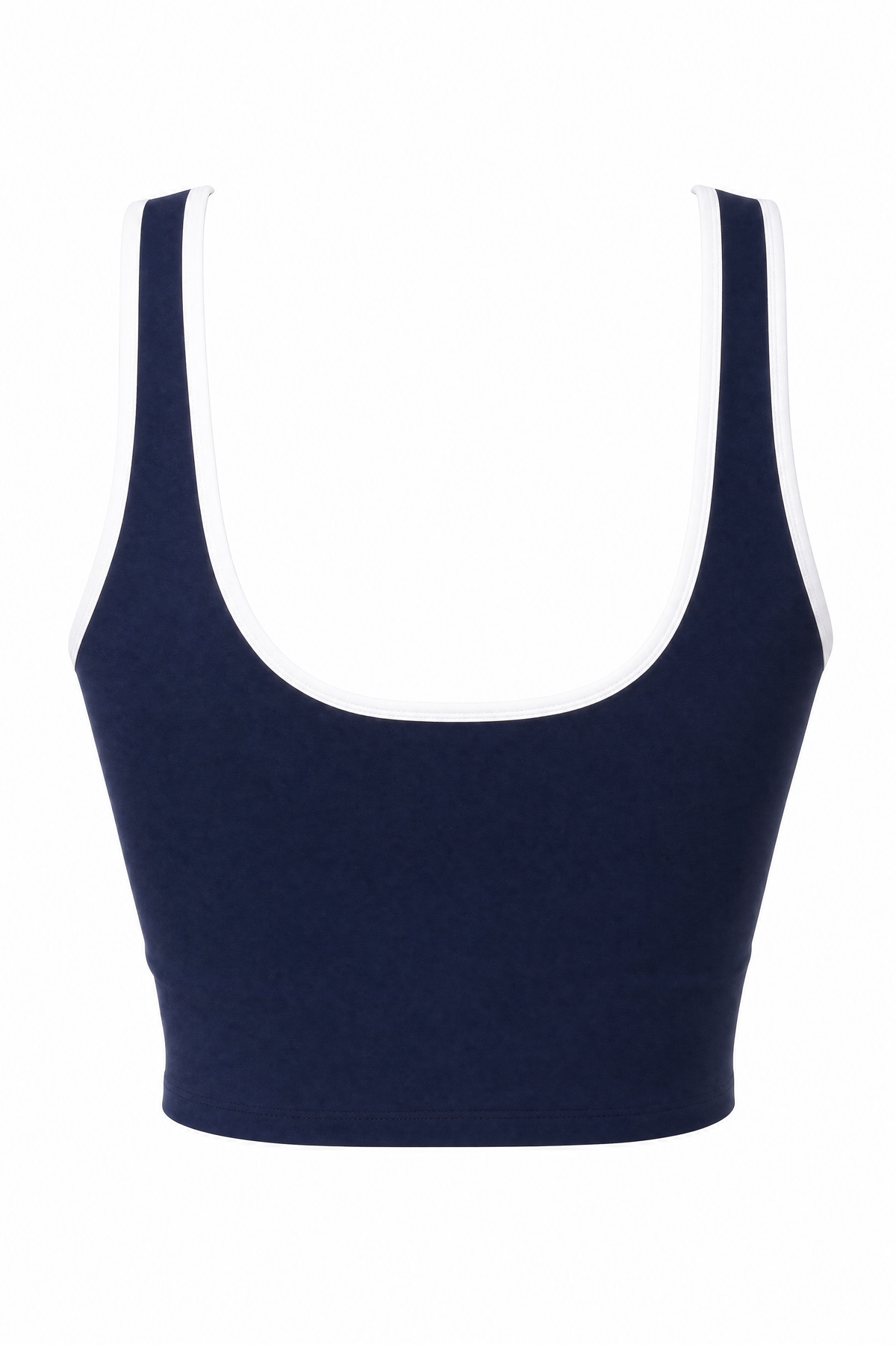 Longline Piped Bra Ink – ghost top back