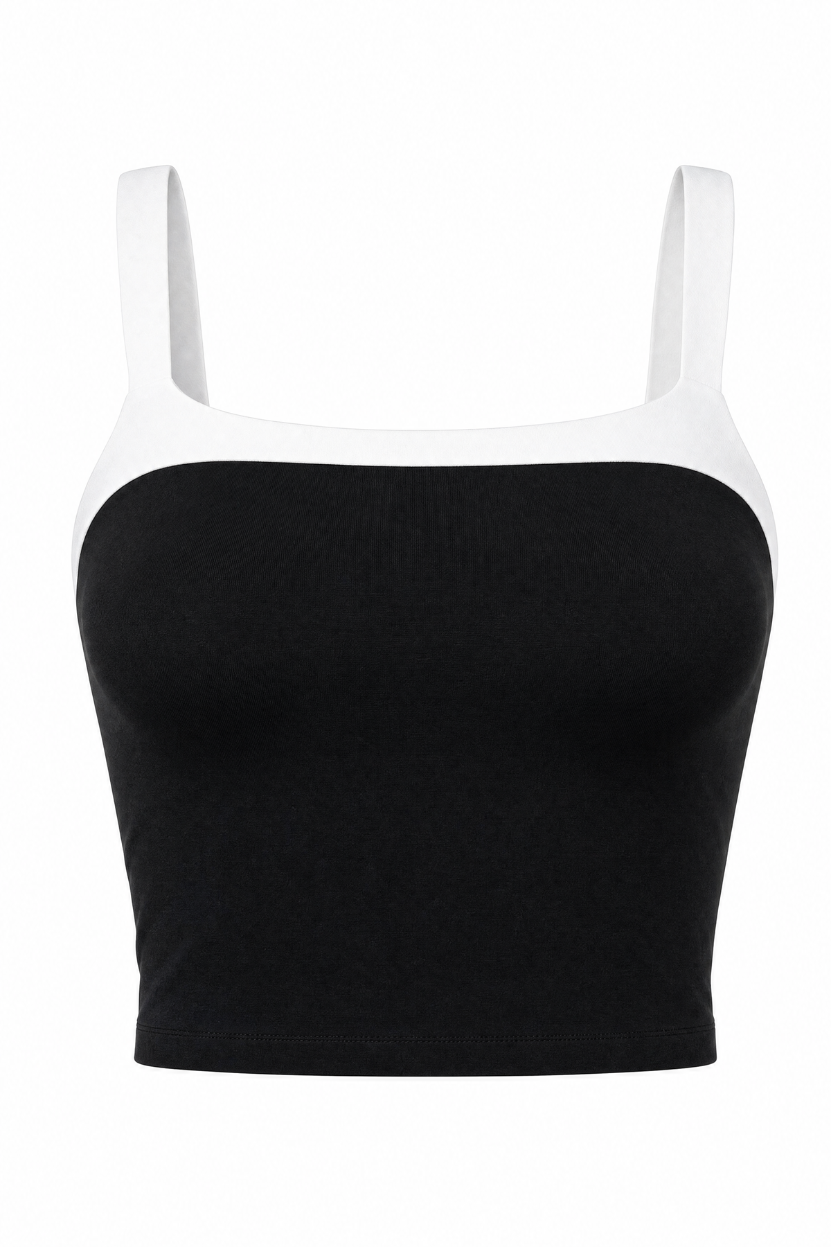 Piped Scoop Tank Noir – ghost tank front