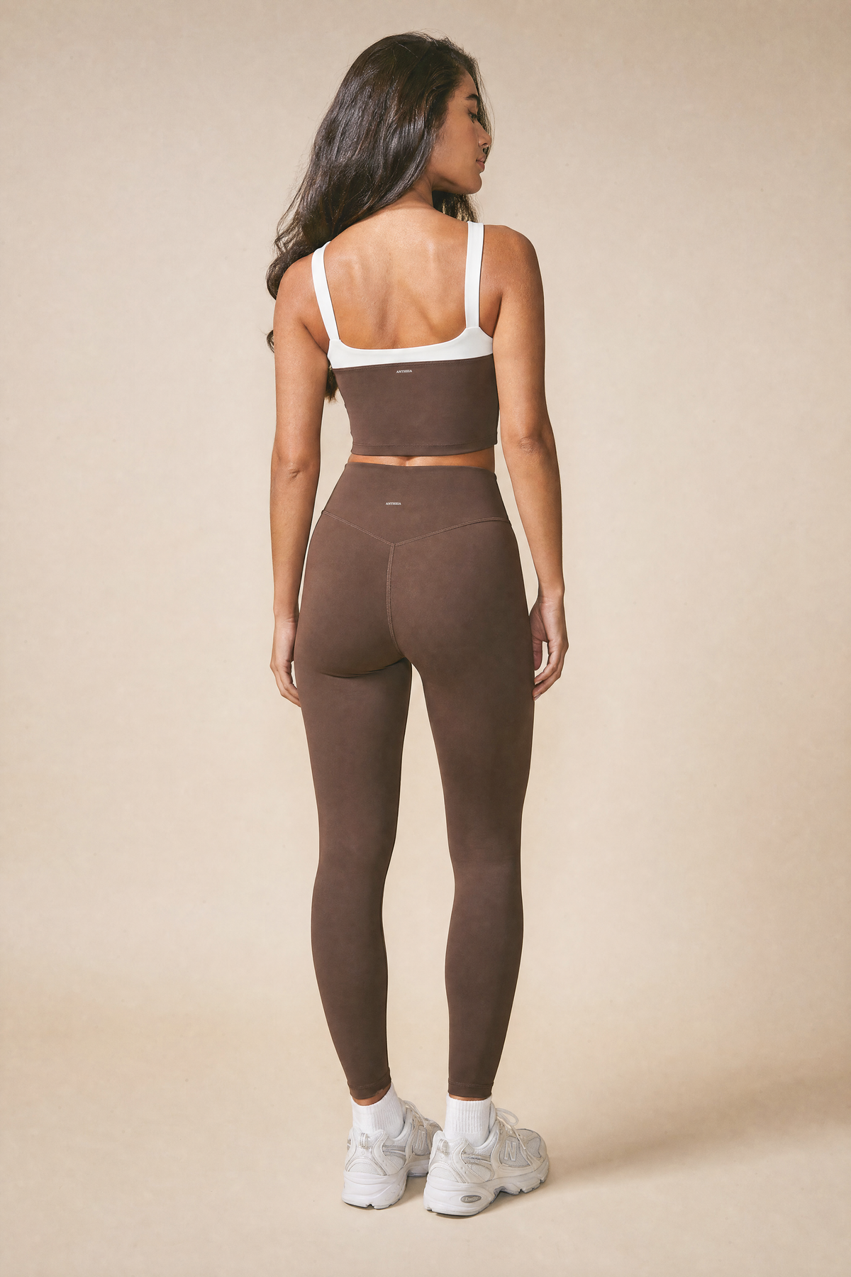V-Waist Leggings Walnut – back