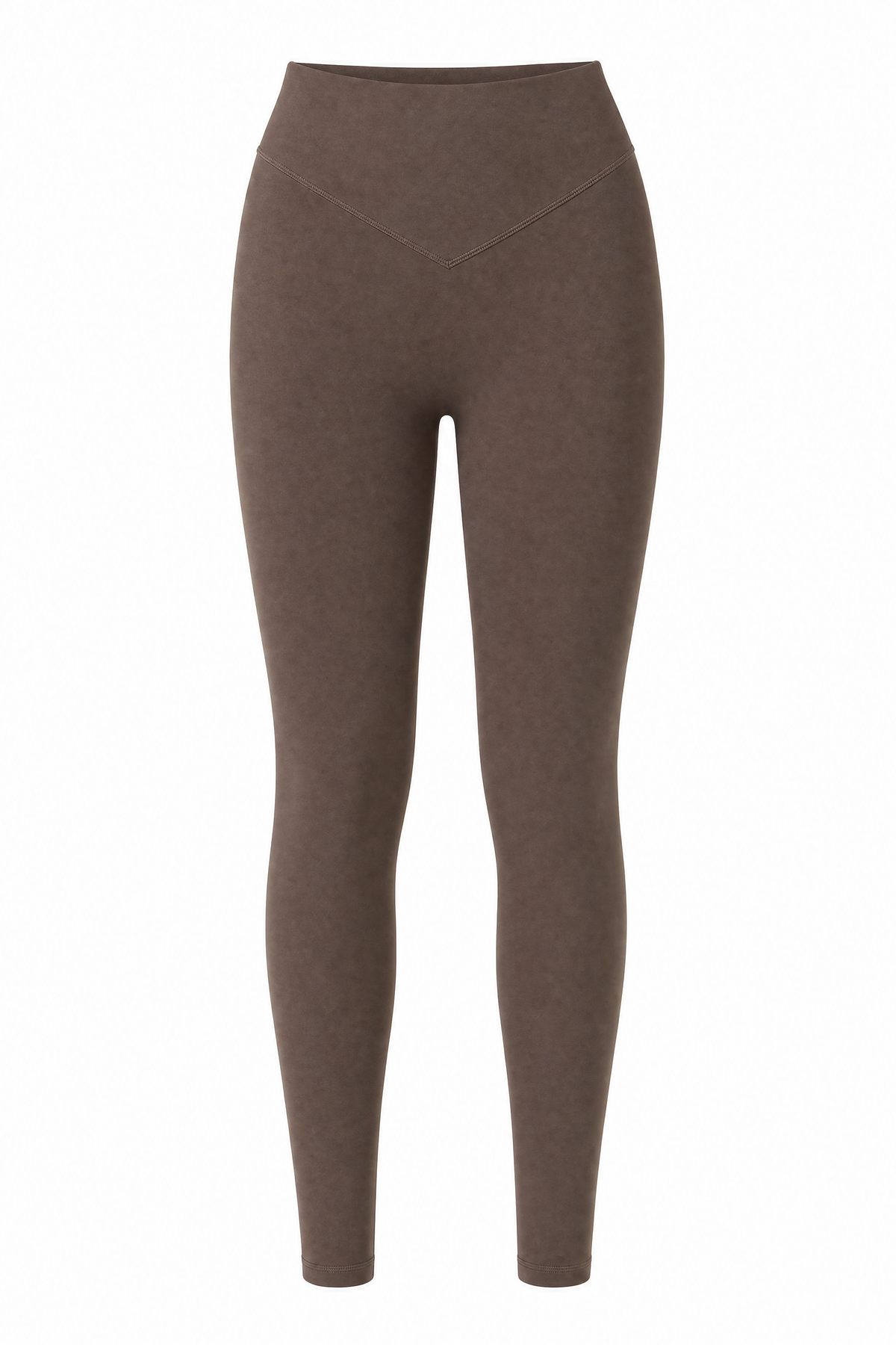 V-Waist Leggings Walnut – ghost leggings front