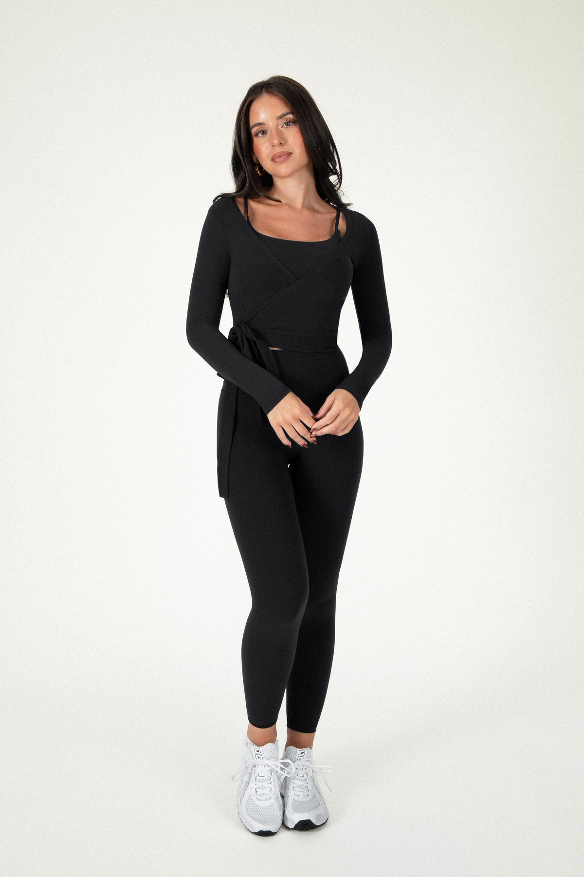 Ballet Wrap Top Onyx