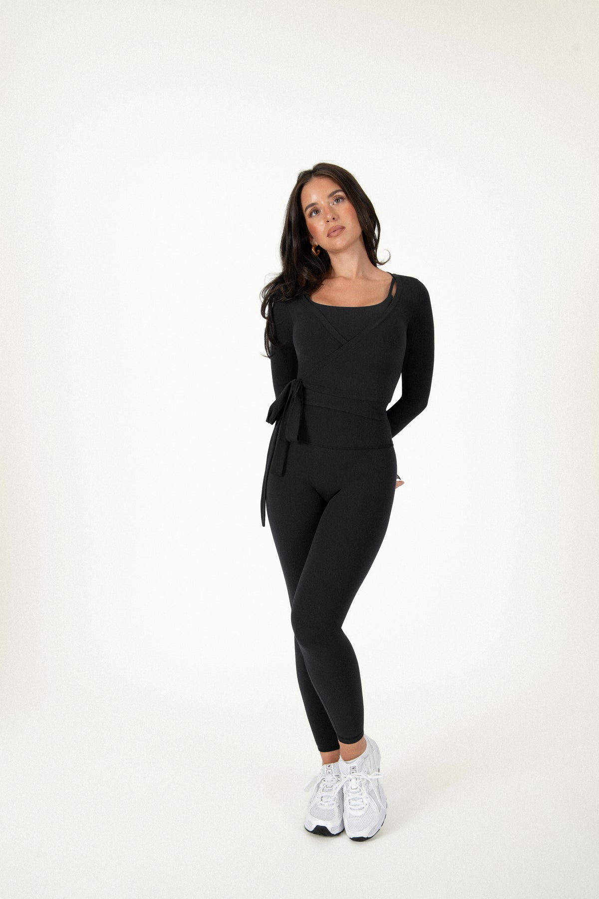Ballet Wrap Top Onyx