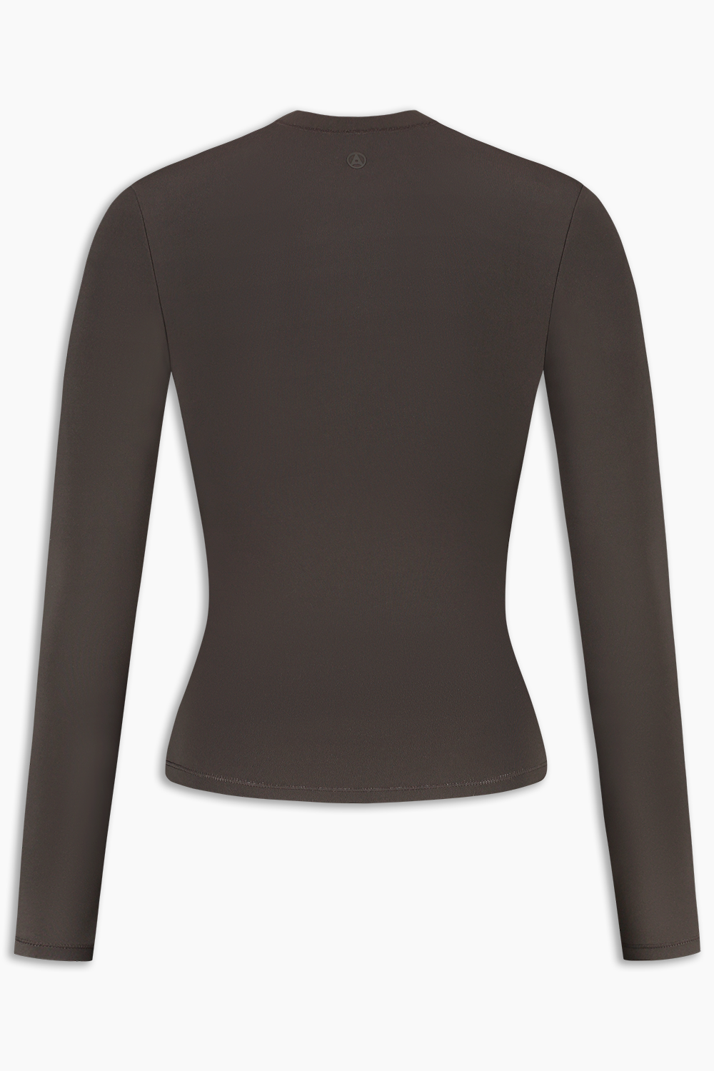 Fitted Long Sleeve T-Shirt Espresso