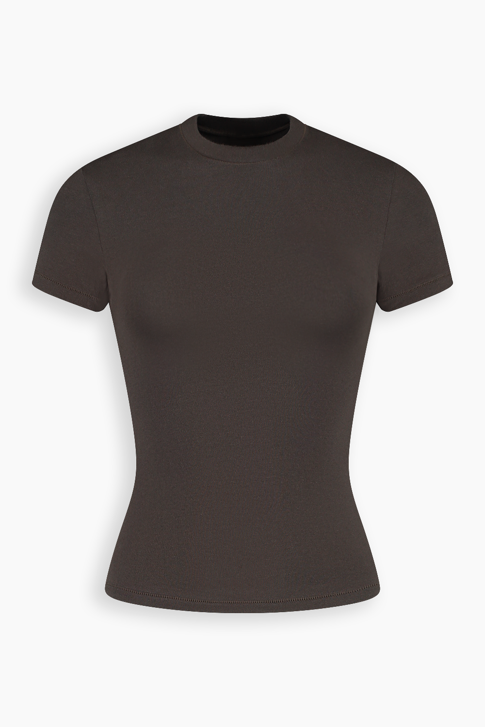 Fitted T-Shirt Espresso