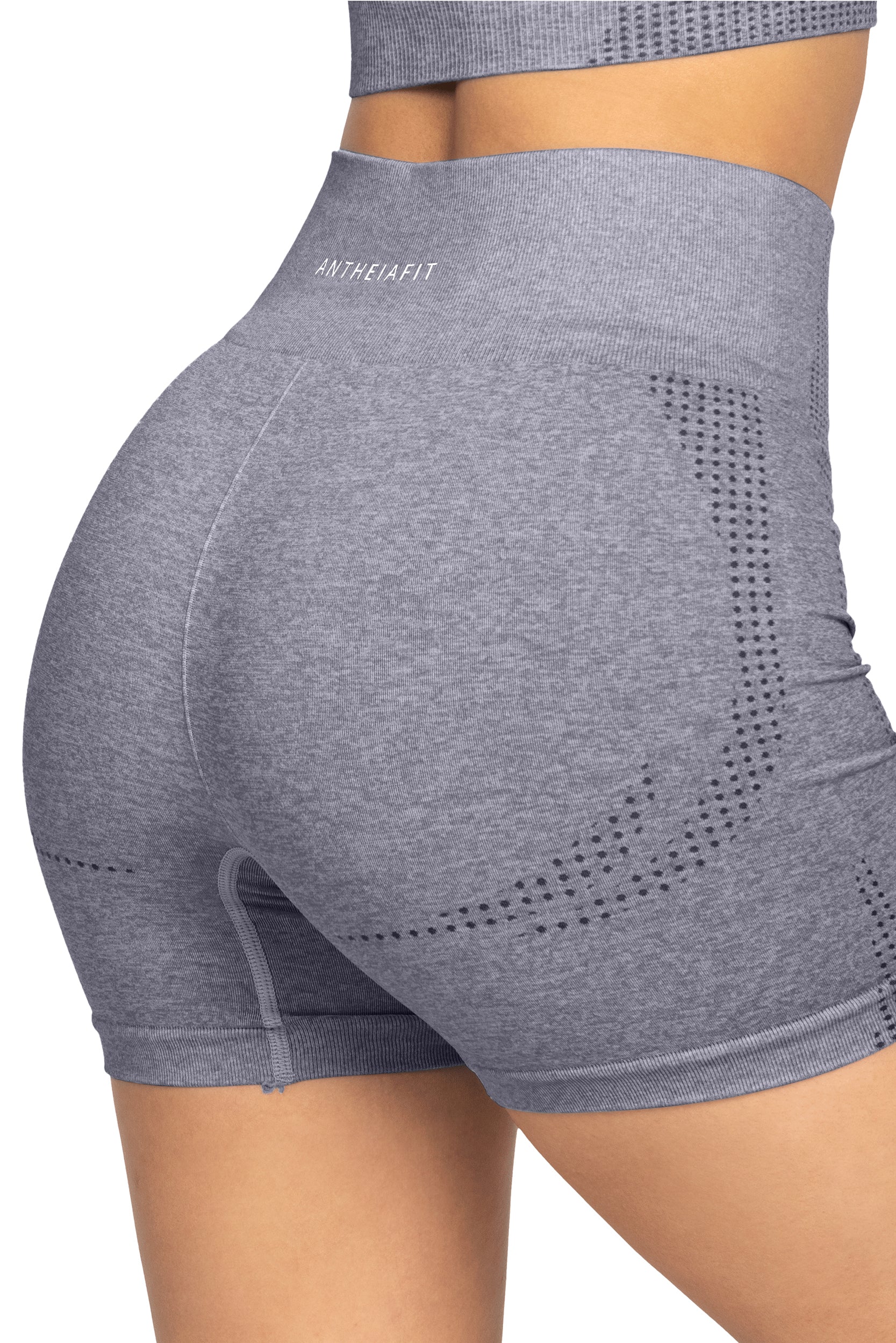 Comfort Seamless Gym Shorts - Grey