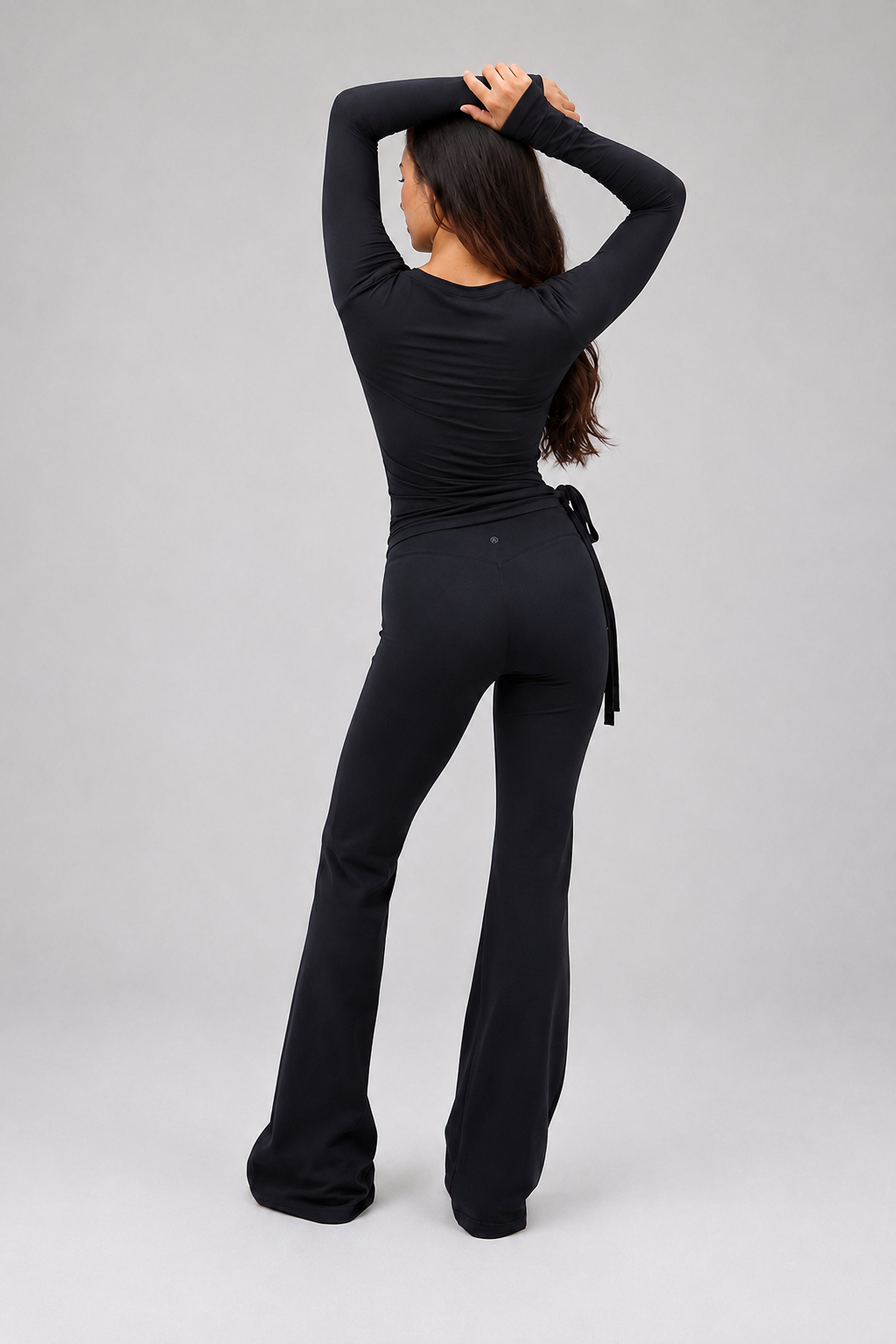 Ballet Wrap Blouse Onyx
