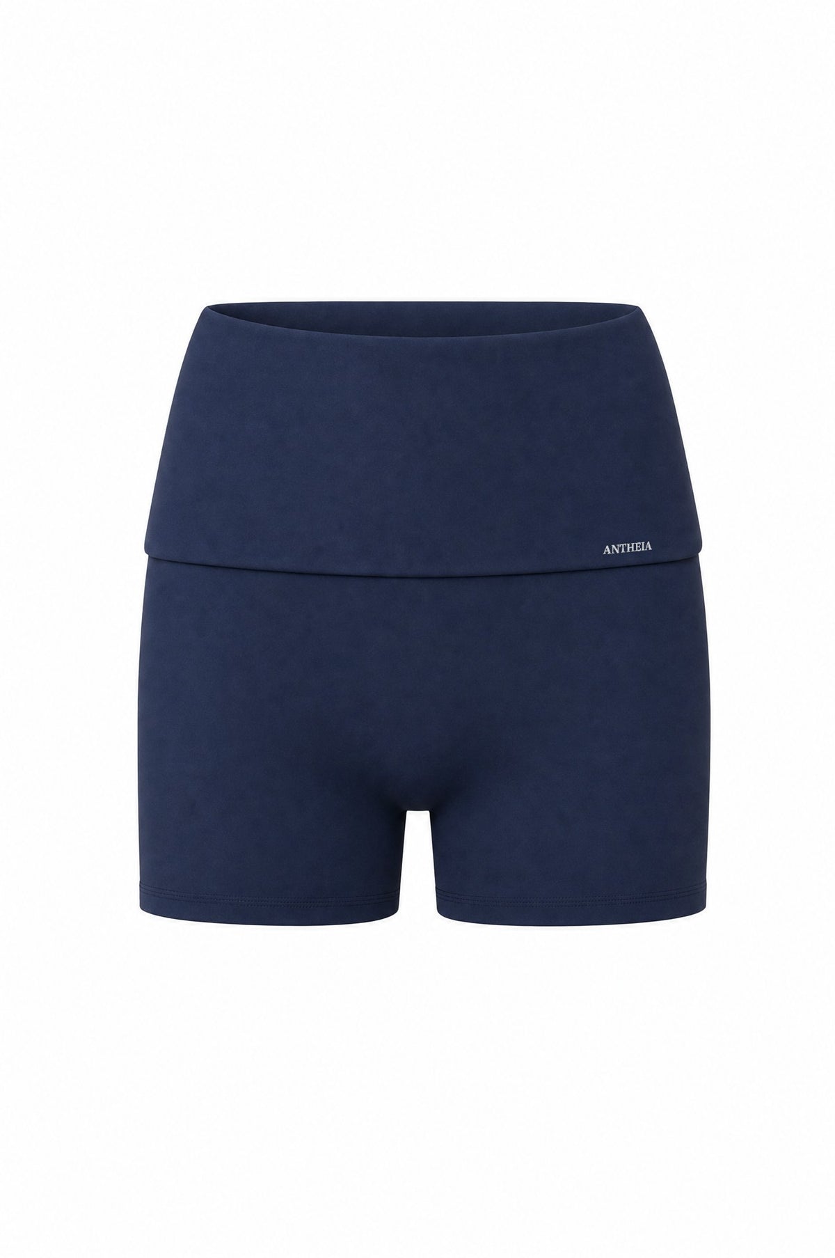 Fold Over Shorts Midnight on 3D mannequin