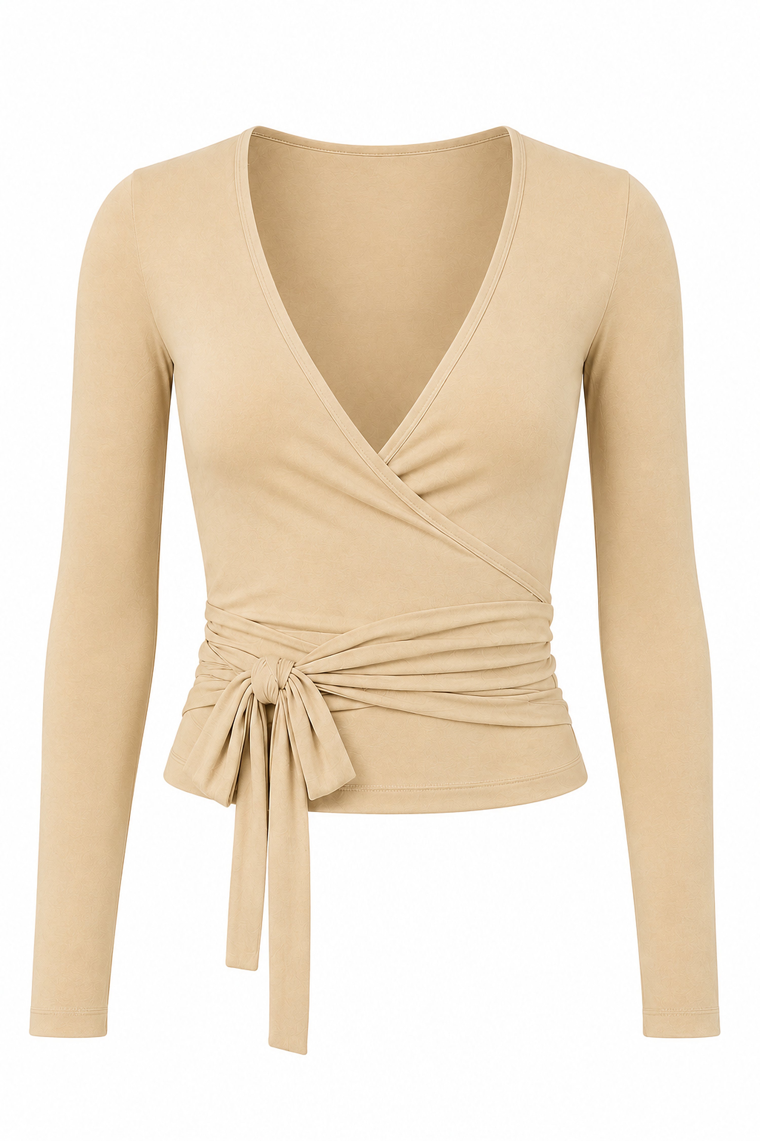 Ballet Wrap Blouse Dune