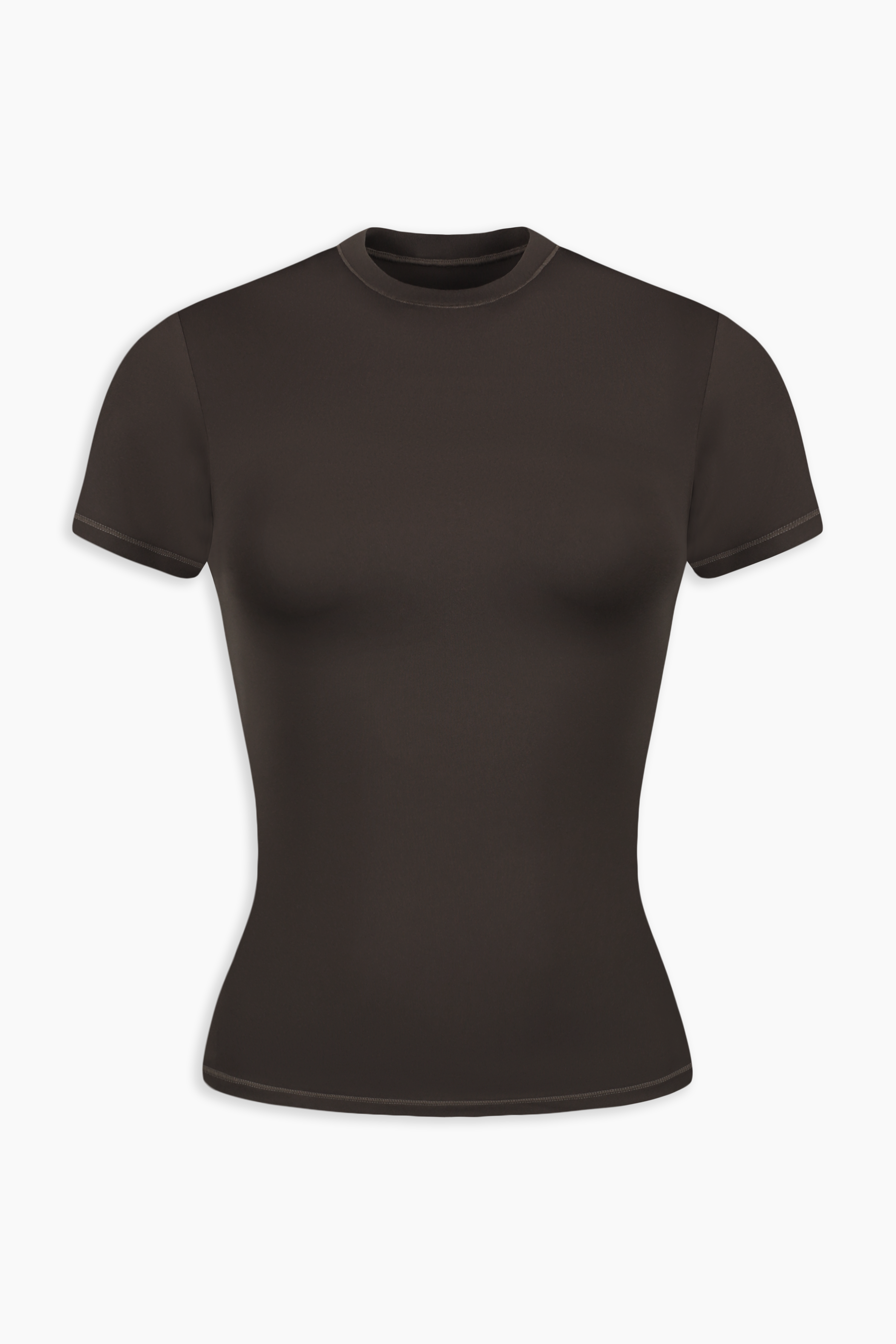 Fitted T-Shirt Espresso