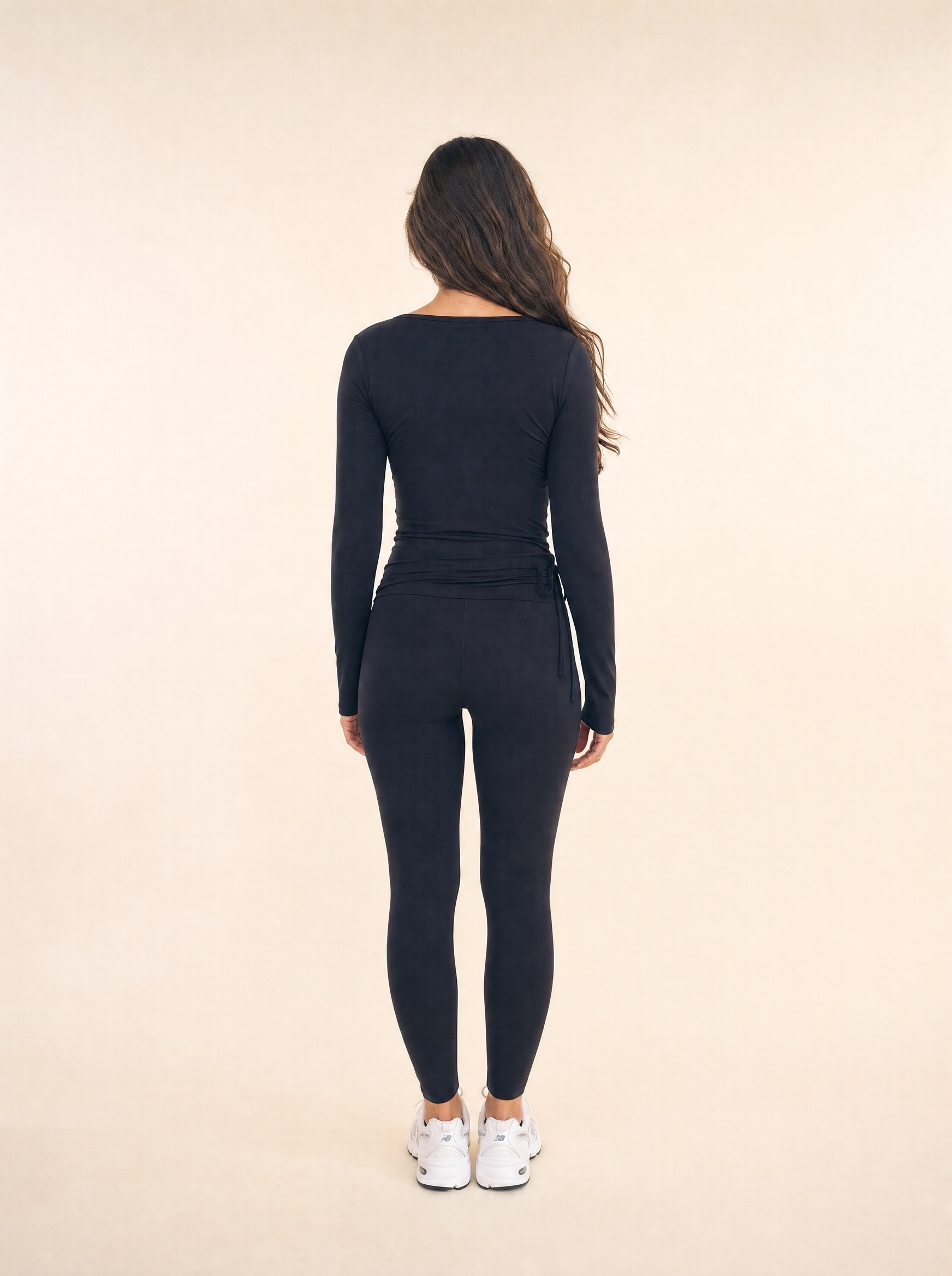Ballet Wrap Blouse Onyx
