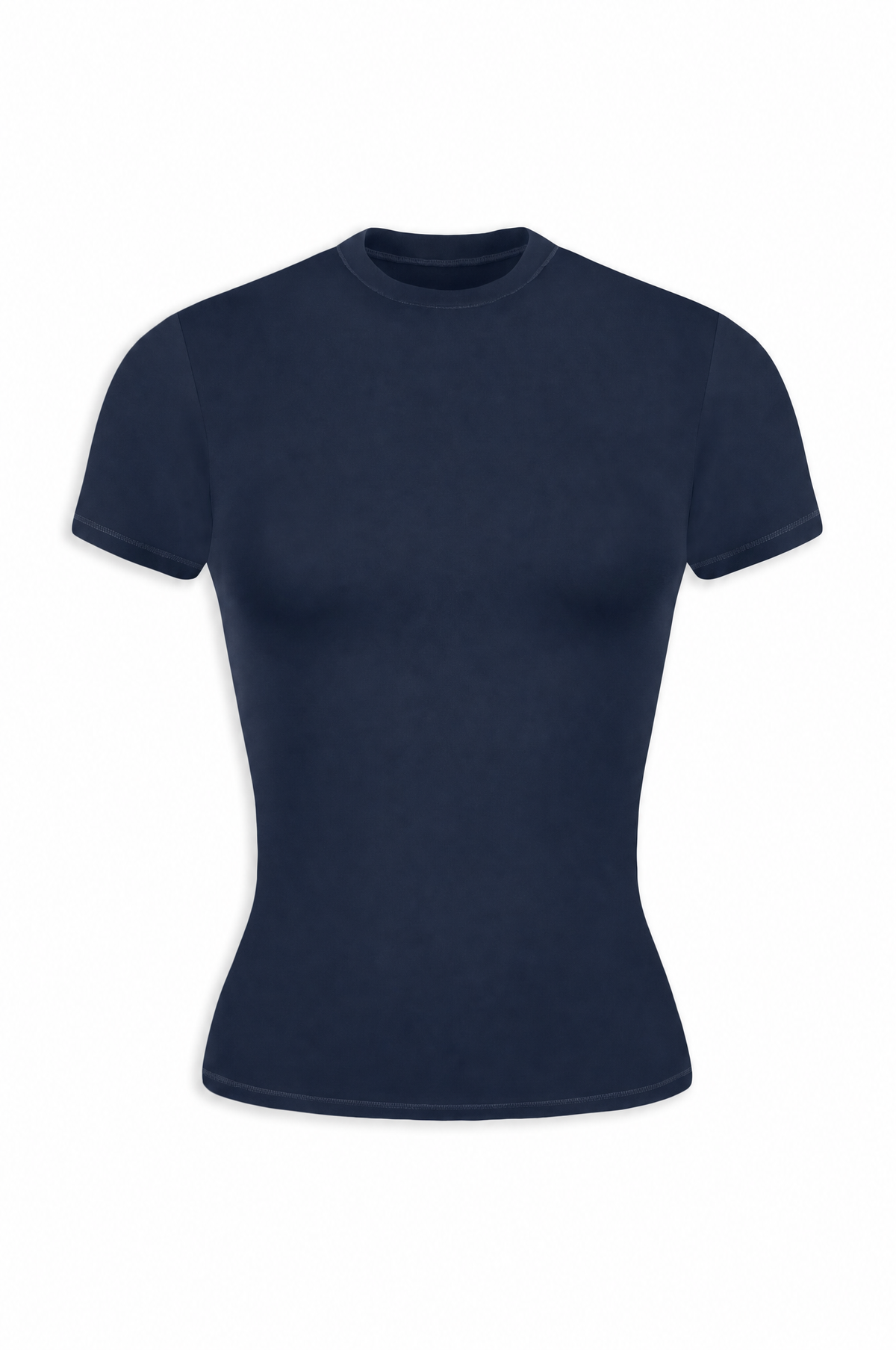 Fitted T-Shirt Midnight on 3D mannequin