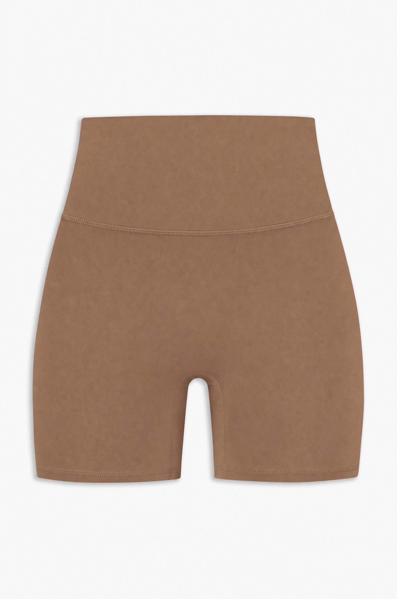 Mocha shorts ghost mannequin front