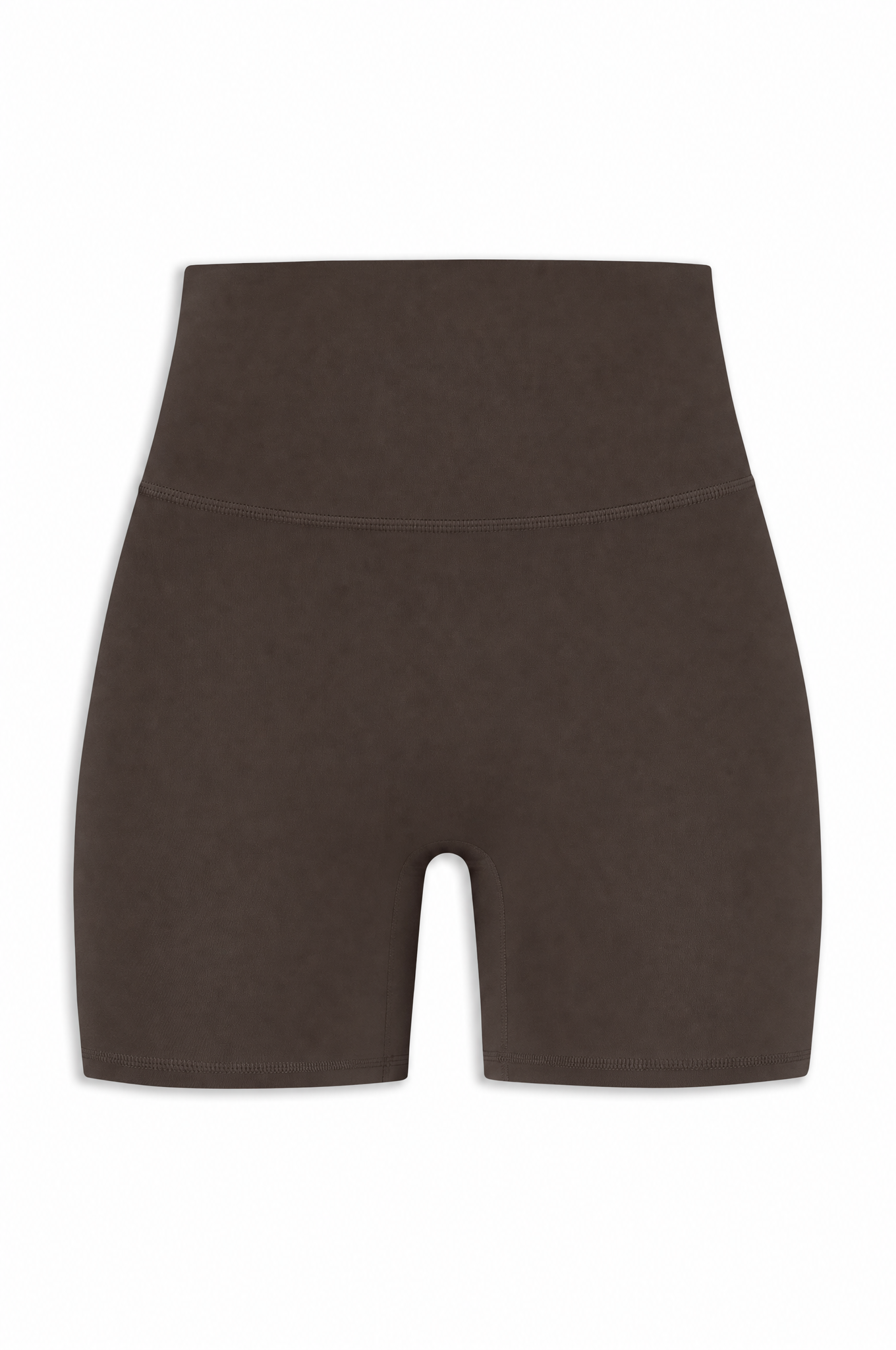 Espresso shorts ghost mannequin front