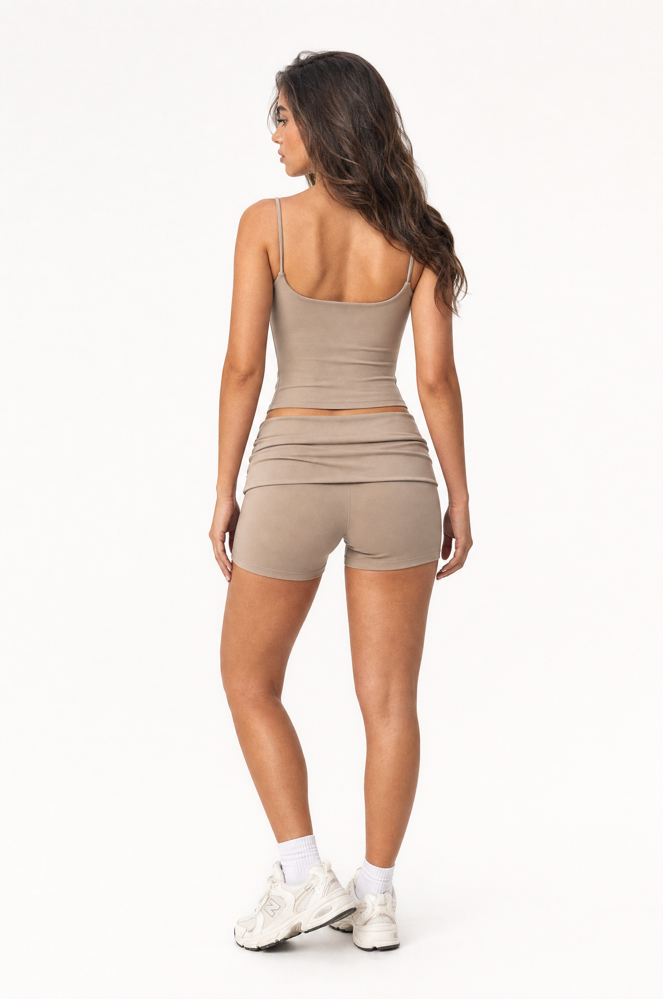 Fold Over Shorts Linen