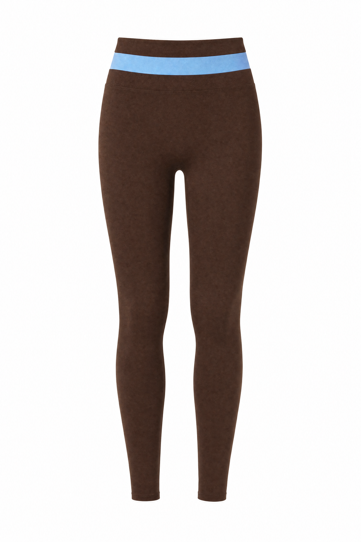 Contrast Band Leggings Walnut – ghost leggings front
