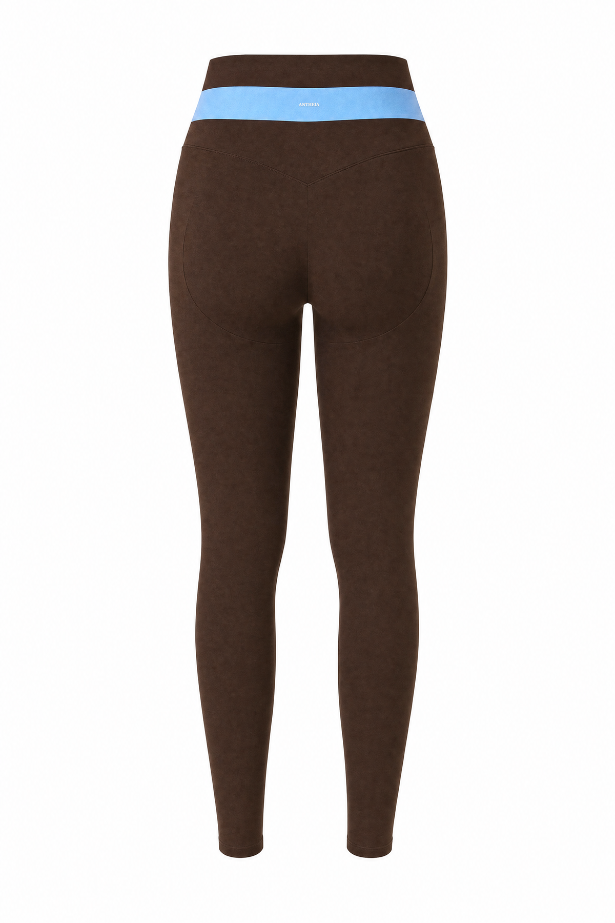 Contrast Band Leggings Walnut – ghost leggings back logo detail