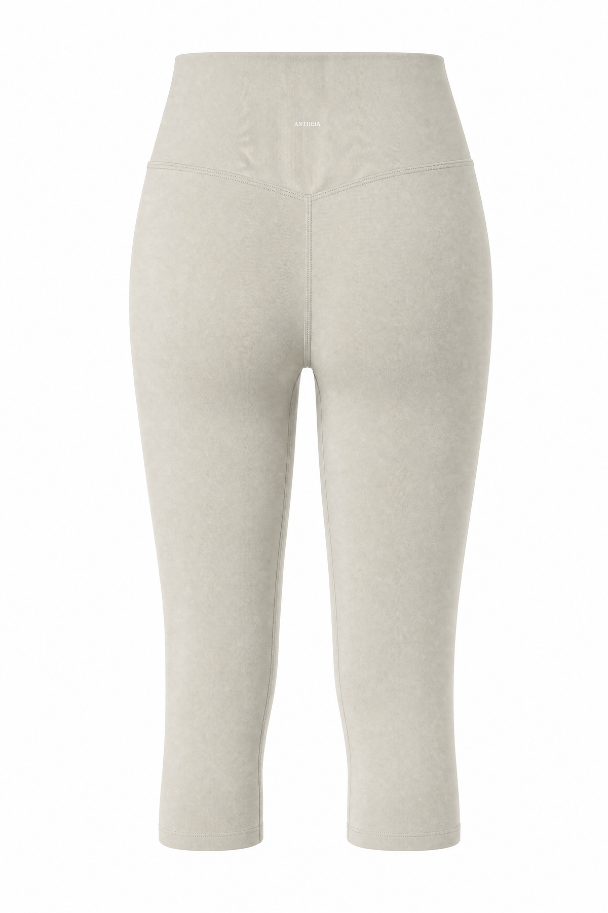 High Waist Capri Oat – ghost capri back logo detail